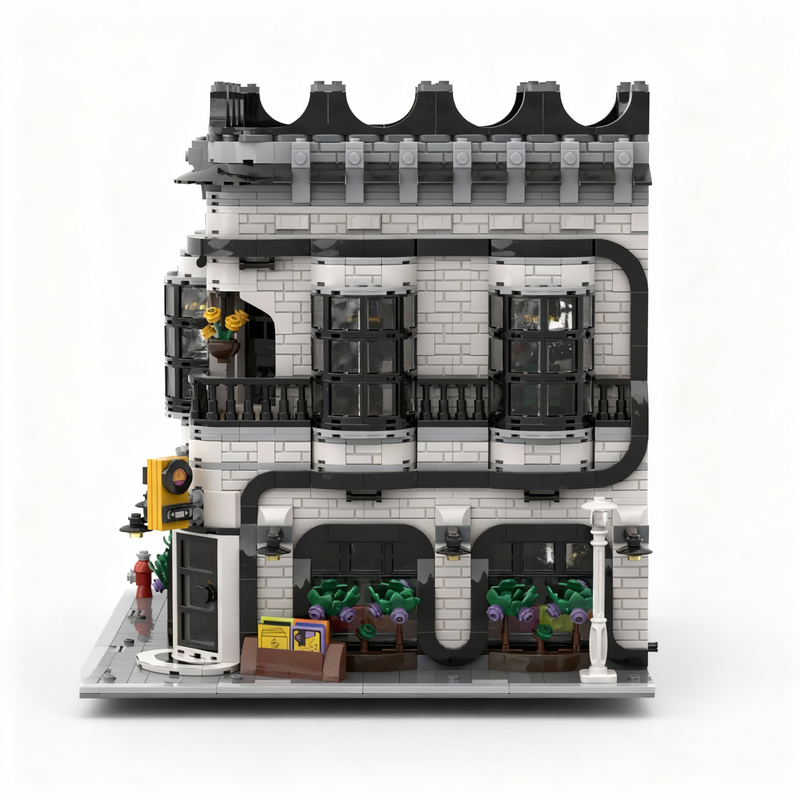 2853pcs MOC Vinyl Record Store - Kids Education Store avaliação e preço