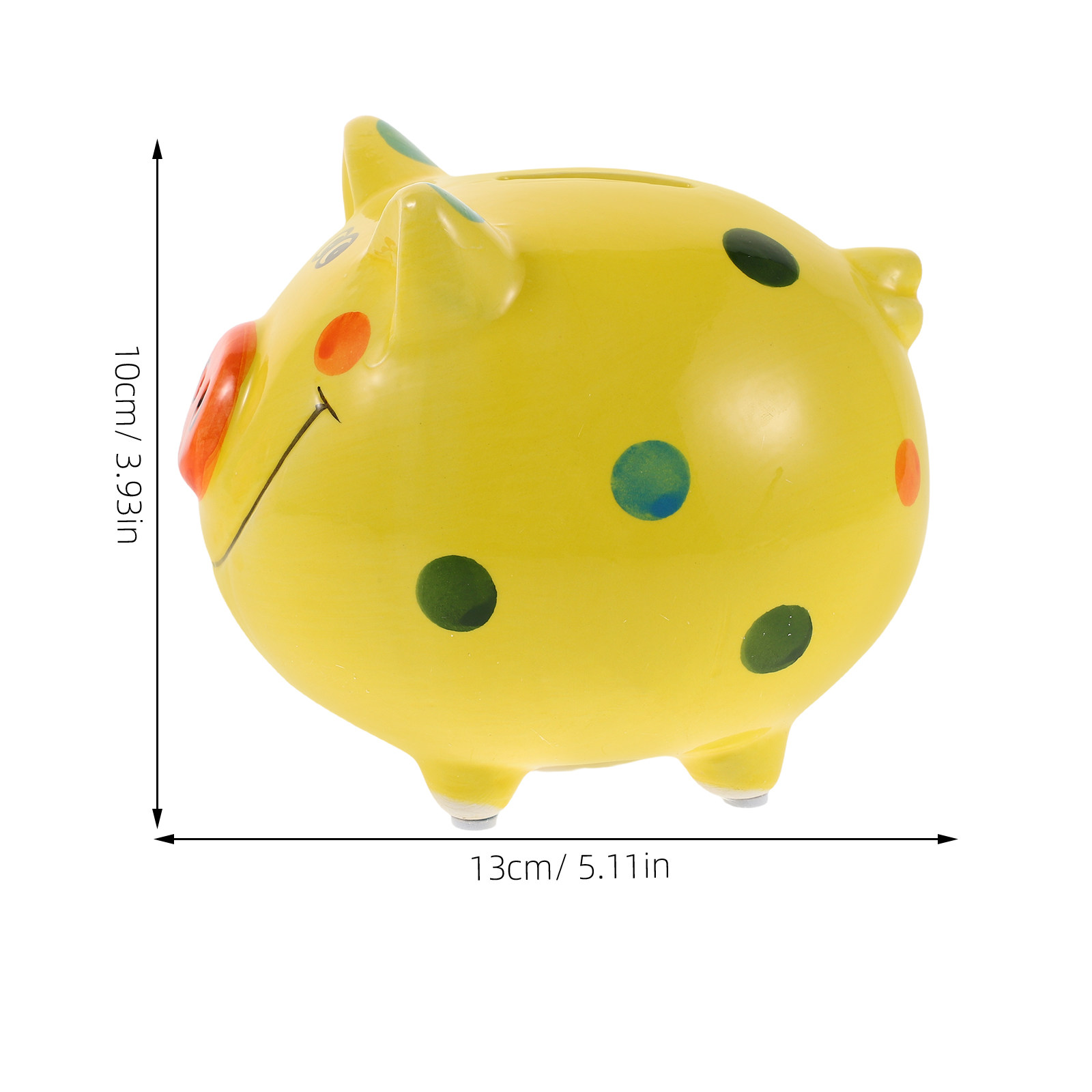 2Pcs Vibrant Pig Design Cerami - Kids Education Savings avaliação e preço