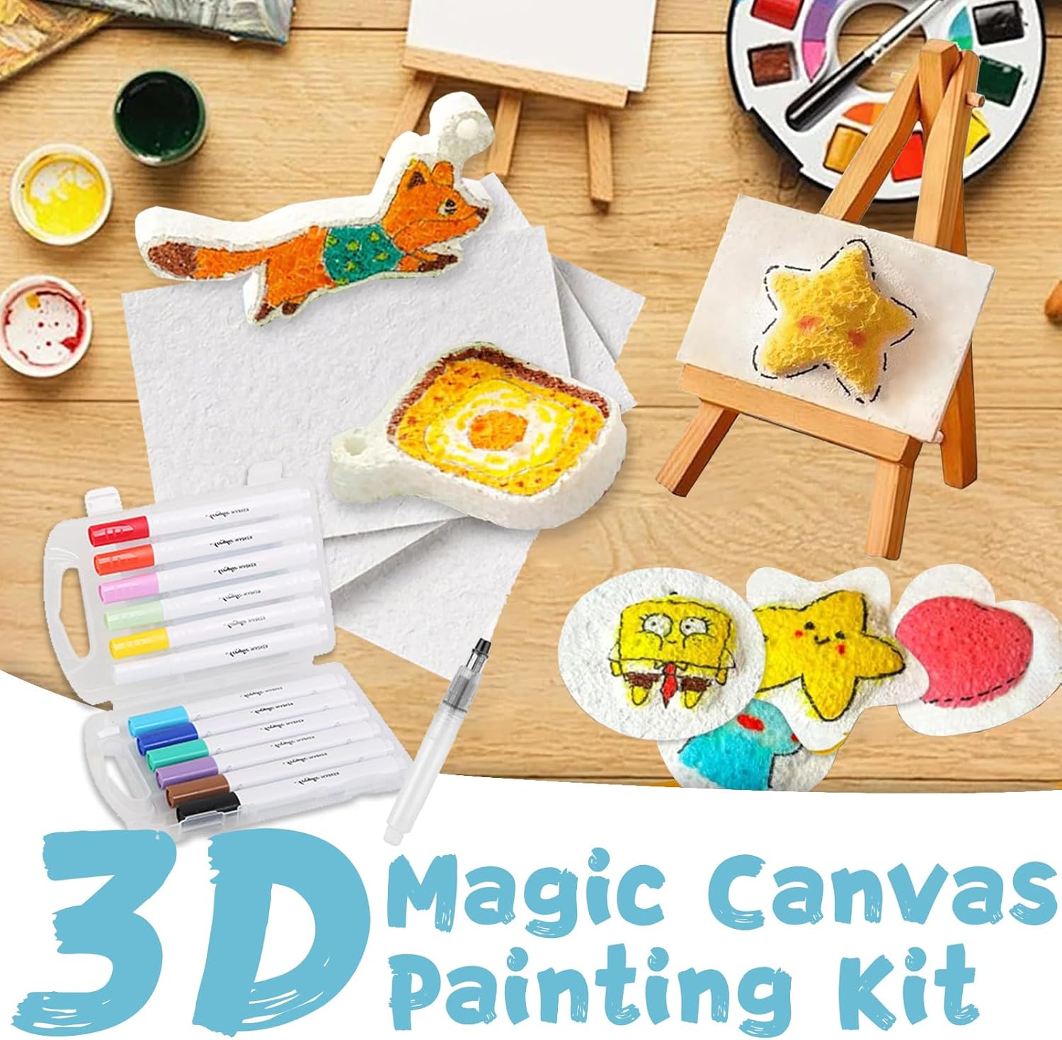 3D Puffy Foam Texture Painting - Free Educational Games For Kids avaliação e preço