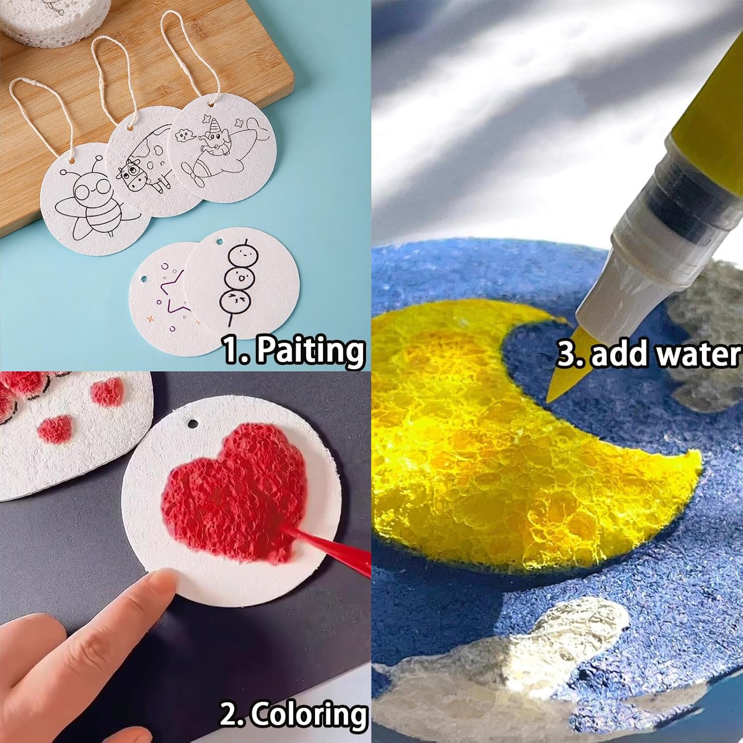 3D Puffy Foam Texture Painting - Free Educational Games For Kids avaliação e preço