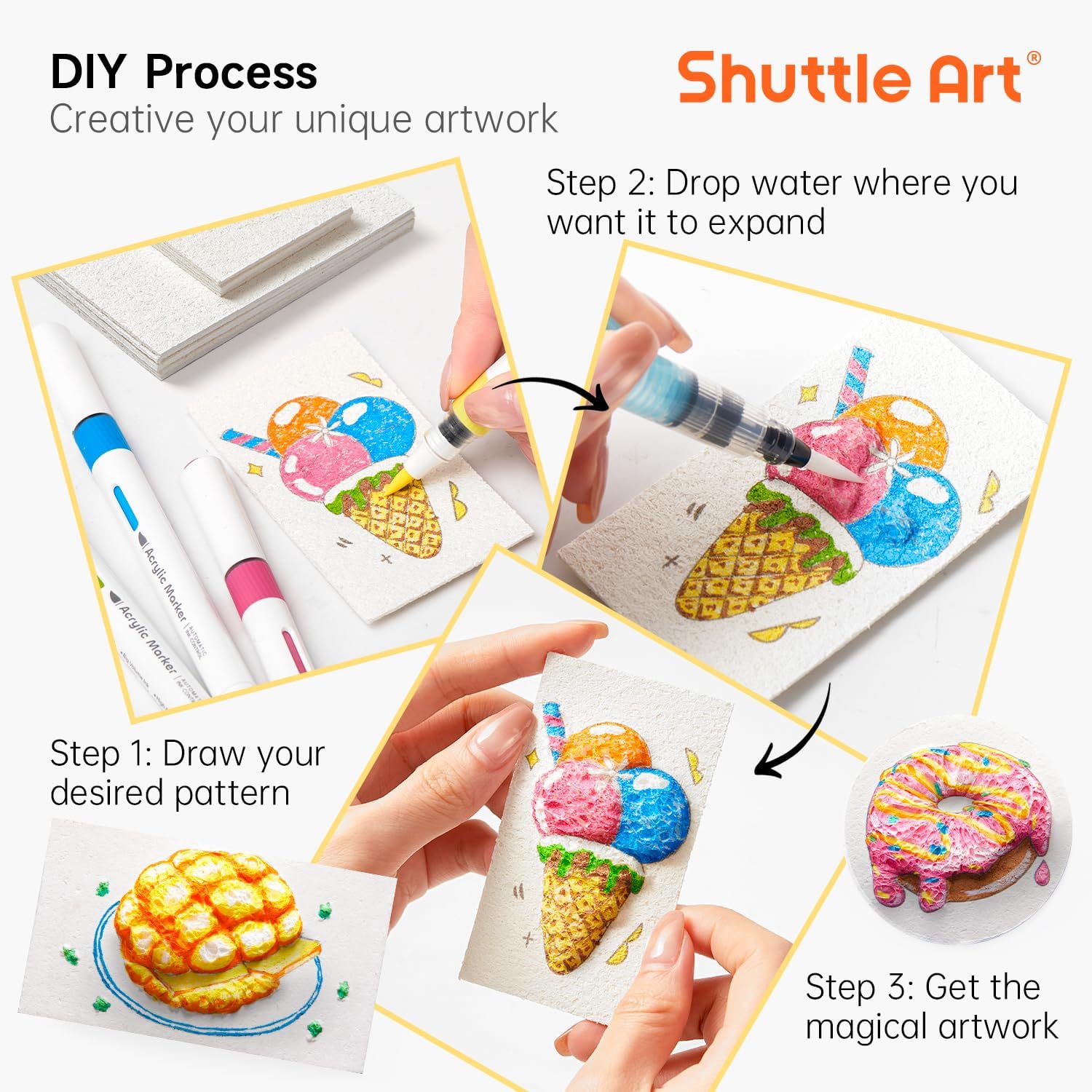 3D Puffy Foam Texture Painting - Free Educational Games For Kids avaliação e preço