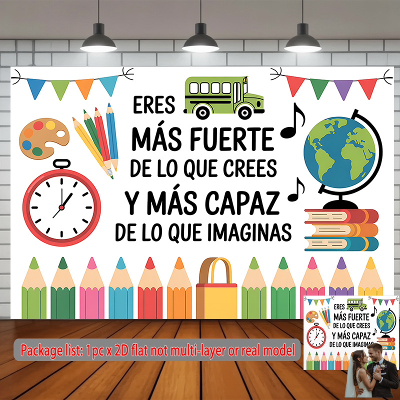 Inspirational Nursery Wall Tap - Kids Education Banner avaliação e preço