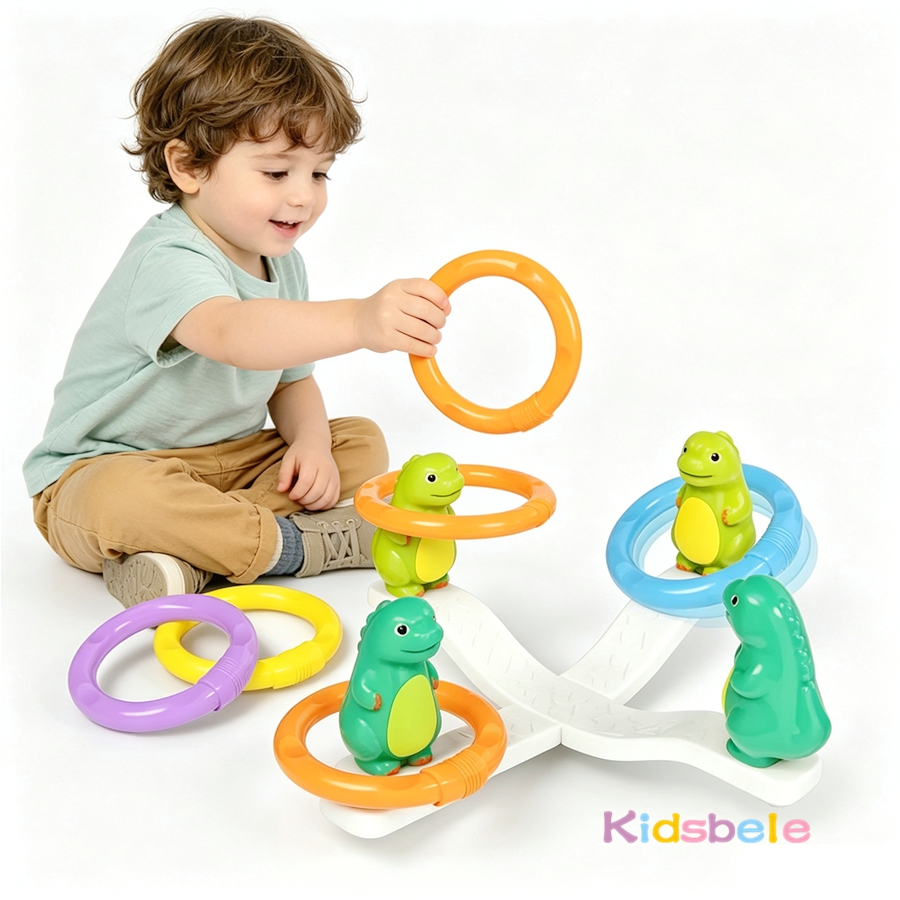 Kids Dinosaur Ring Toss Wobbly - Kids Educational Game 3 avaliação e preço