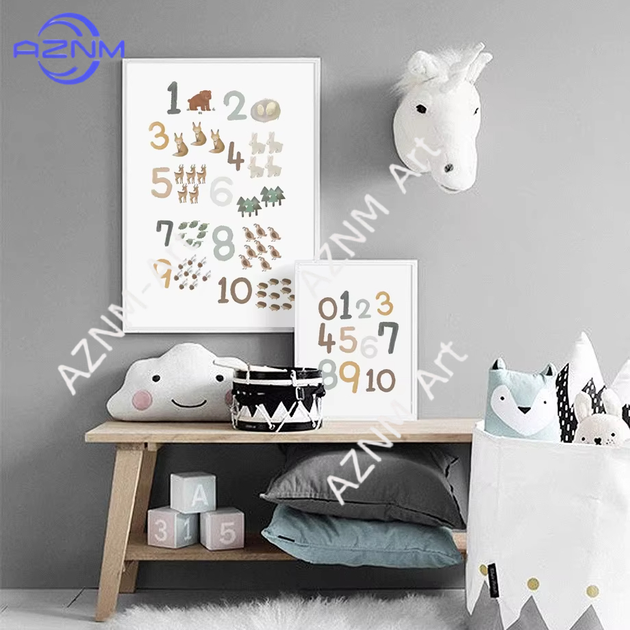 1/2pcs Education Learning Numb - Kids Education Room avaliação e preço