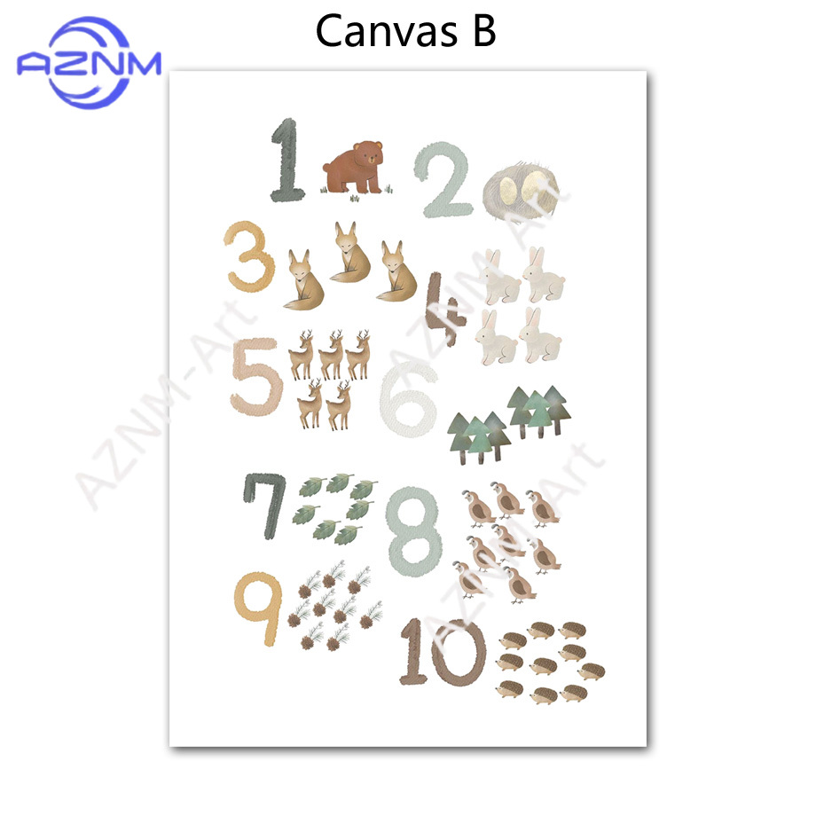 1/2pcs Education Learning Numb - Kids Education Room avaliação e preço