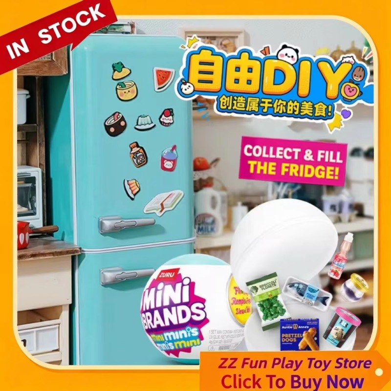 Genuine ZURU Mini Fridge Set P - Kids First Education avaliação e preço