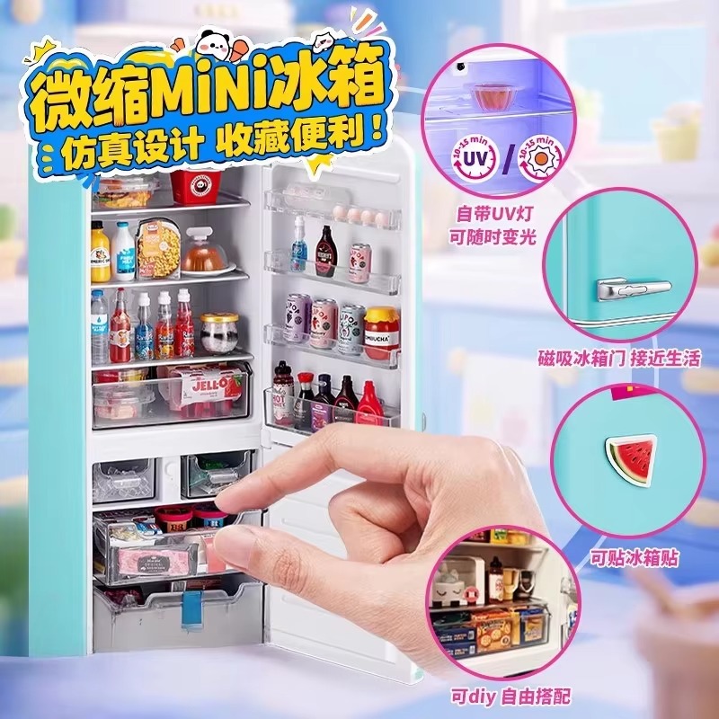 Genuine ZURU Mini Fridge Set P - Kids First Education avaliação e preço