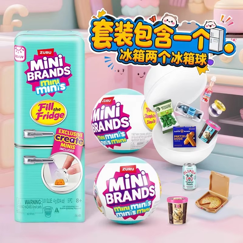 Genuine ZURU Mini Fridge Set P - Kids First Education avaliação e preço