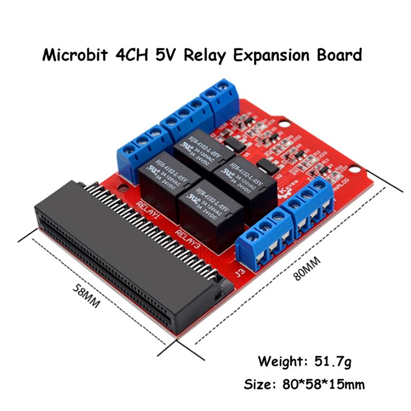 TCE Microbit 4 Channel Relay M - Kids Education Channel avaliação e preço