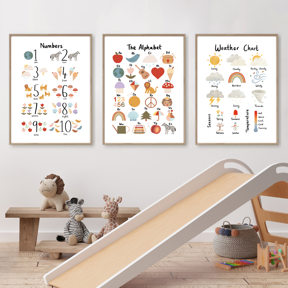 Seasons Shapes Colors Body Num - Kids Education Room avaliação e preço