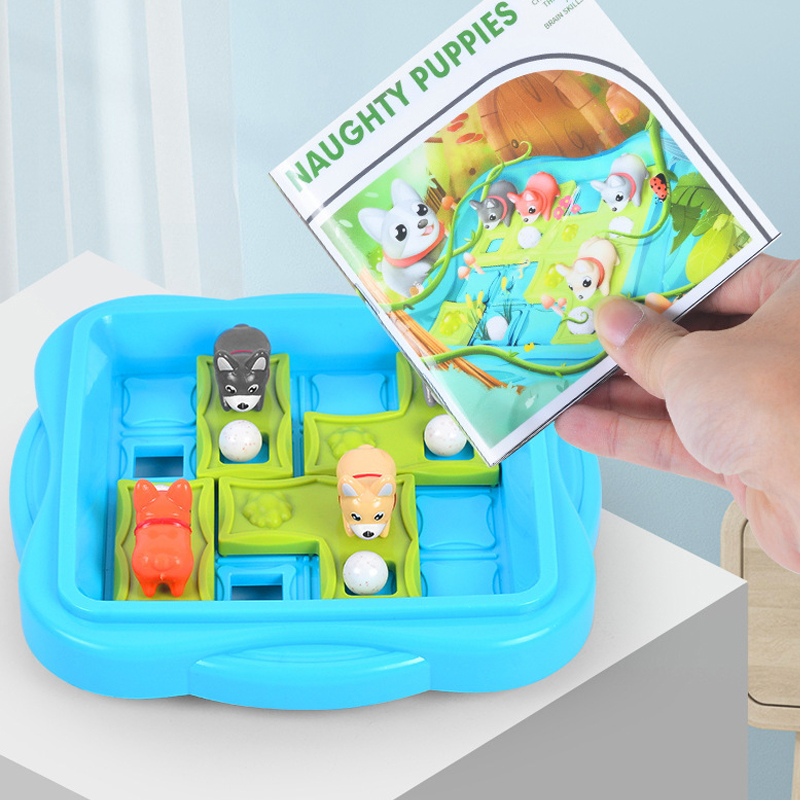 Board Game Naughty Puppies Chi - Kids Educational Game 3 avaliação e preço
