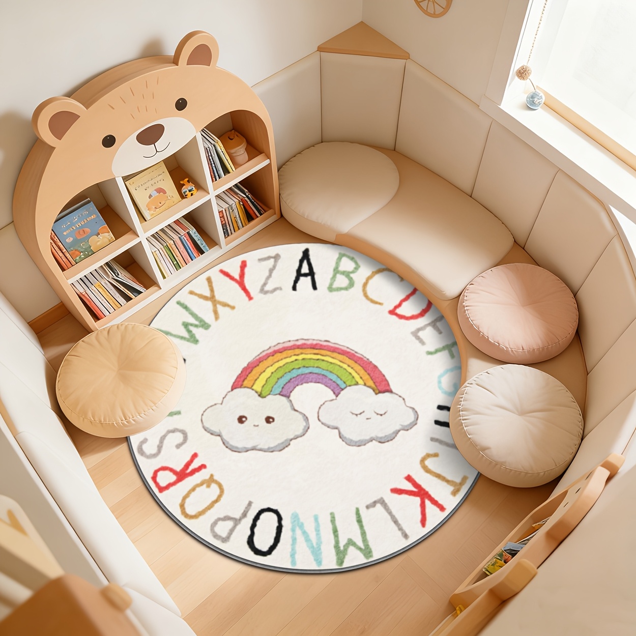 Educational Rainbow ABC Alphab - Kids Education Room avaliação e preço