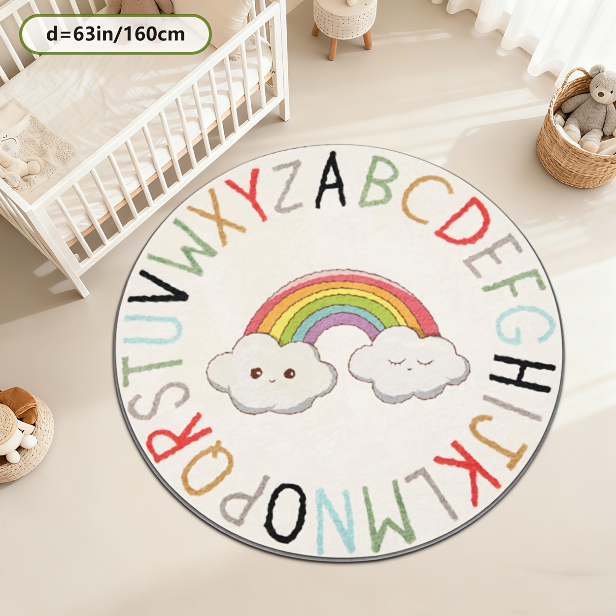 Educational Rainbow ABC Alphab - Kids Education Room avaliação e preço