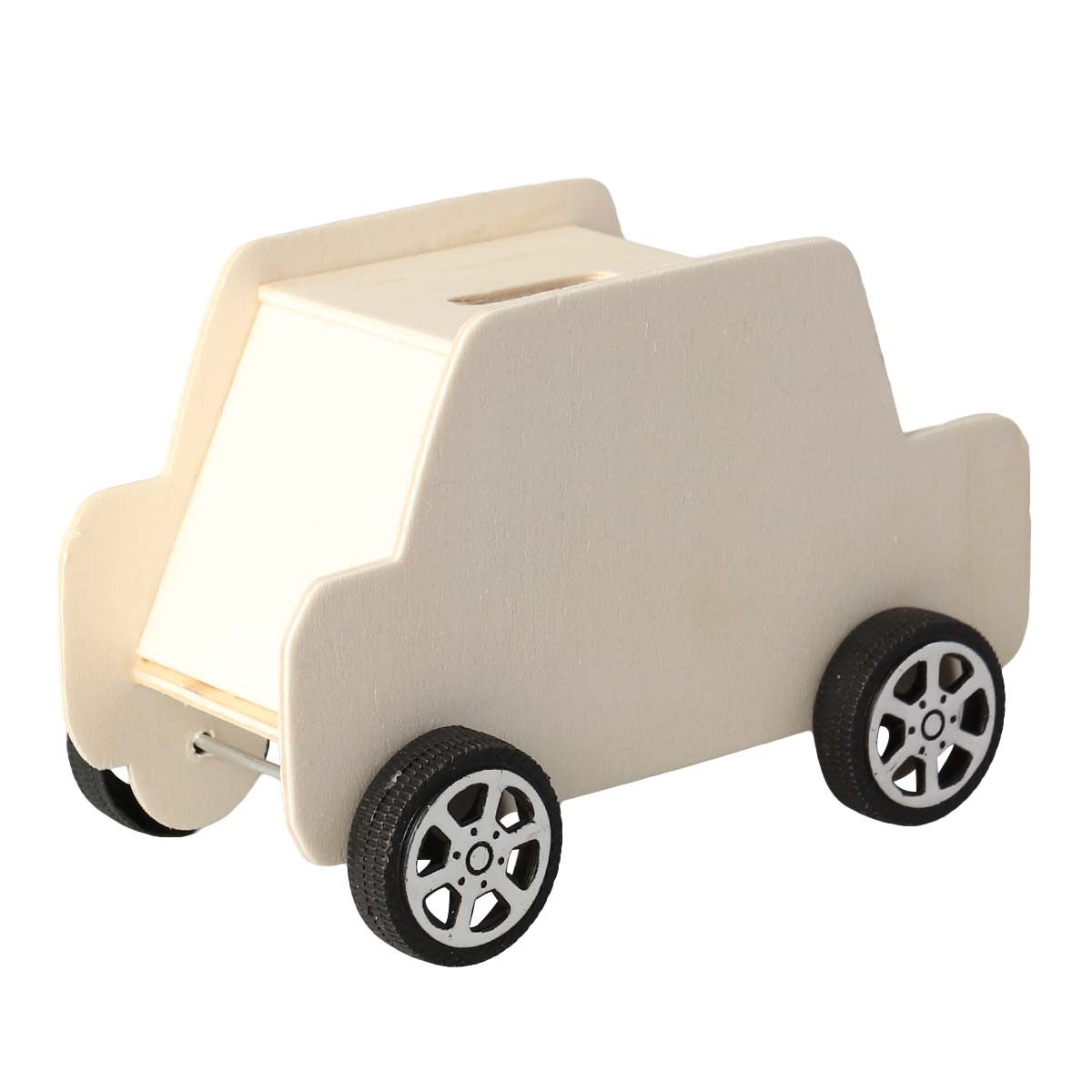 Wooden Car Piggy Bank DIY Colo - Kids Education Savings avaliação e preço