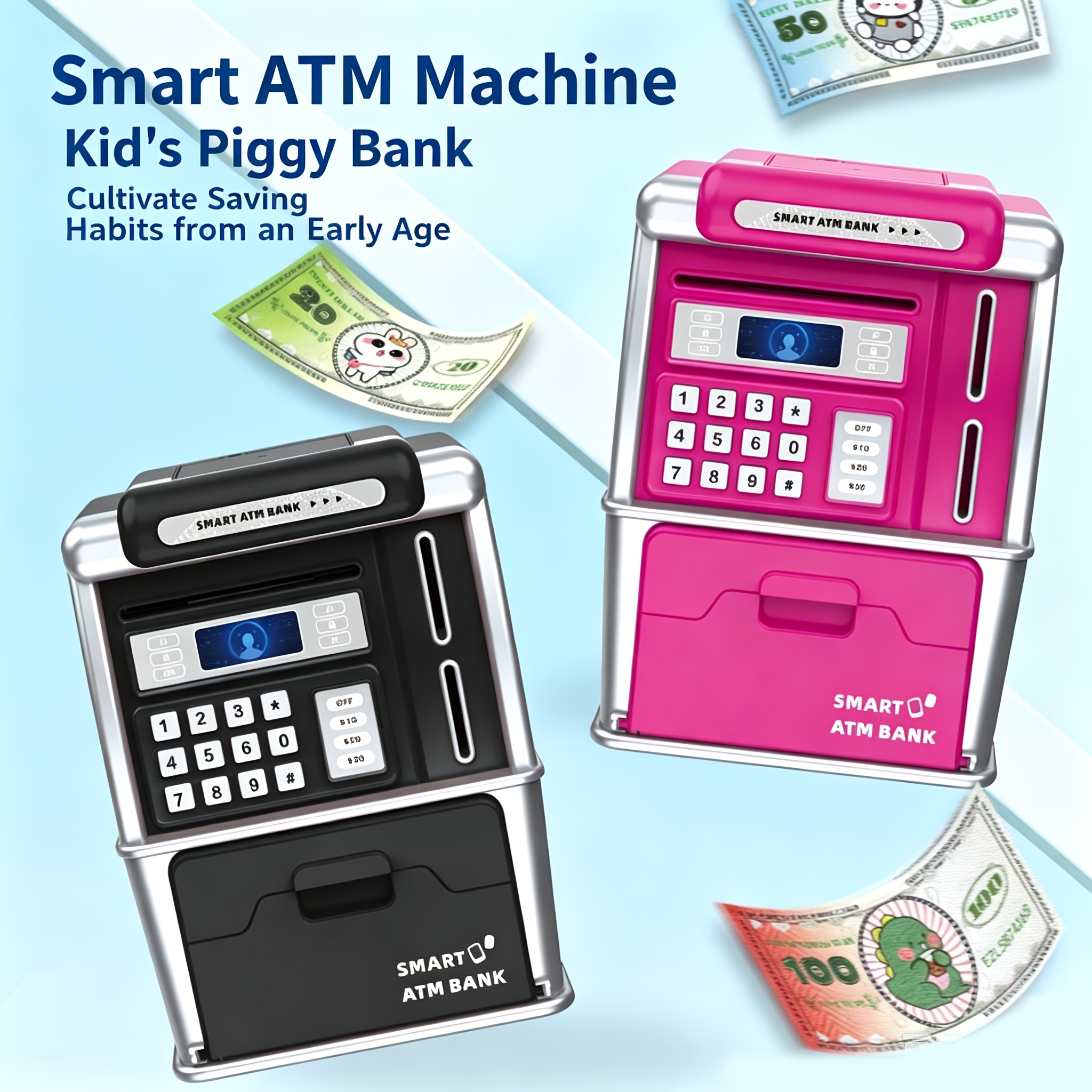 Smart ATM Piggy Bank, Automati - Kids Education Savings avaliação e preço