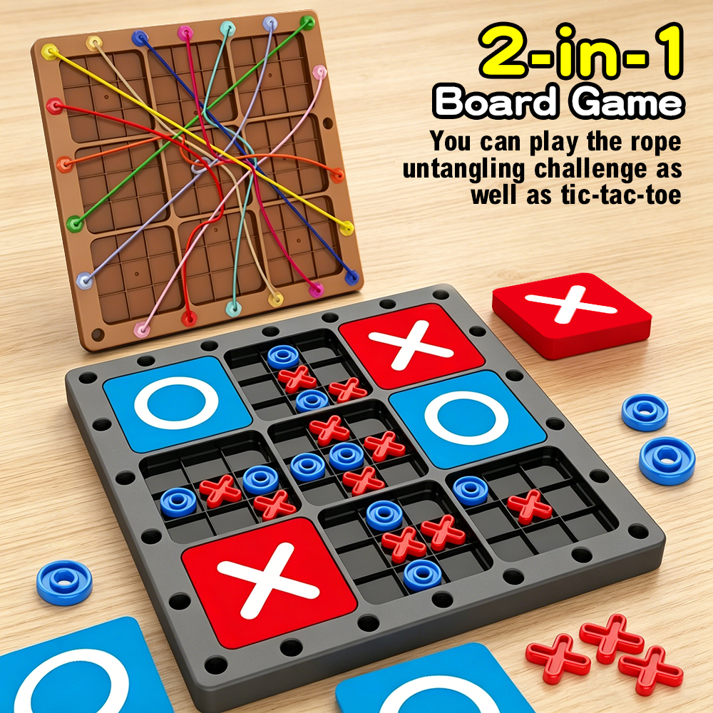 Children 2-in-1 Rope Untanglin - Kids Educational Game 3 avaliação e preço