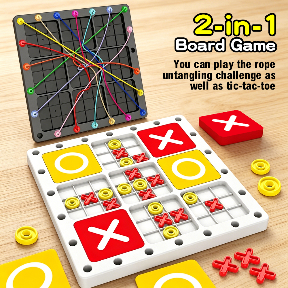 Children 2-in-1 Rope Untanglin - Kids Educational Game 3 avaliação e preço
