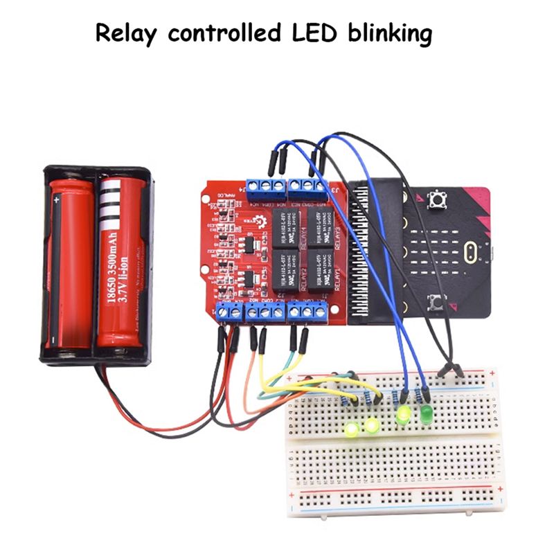 SCLS Microbit 4 Channel Relay  - Kids Education Channel avaliação e preço