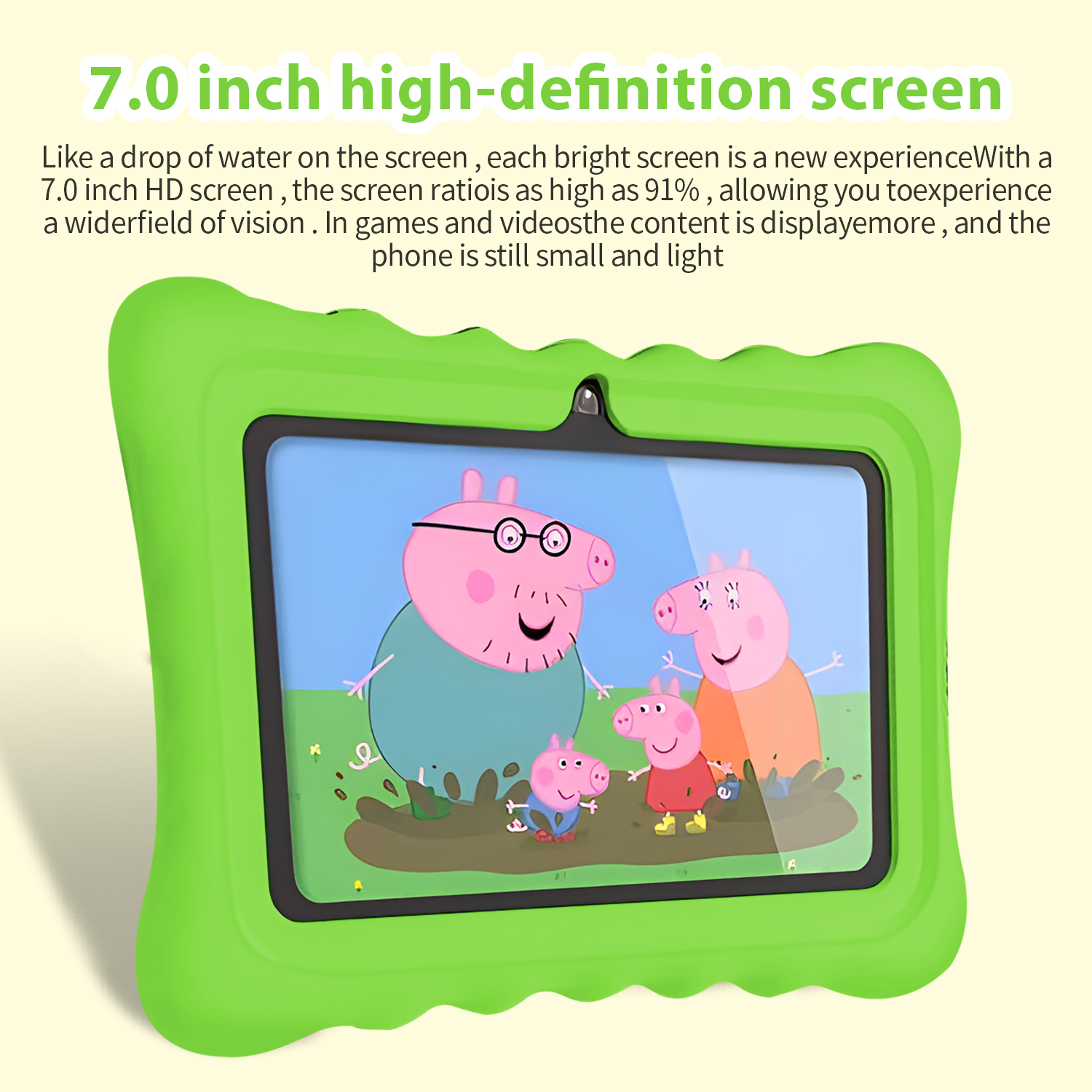 7 Inch Kids Tablet Quad Core 4 - Kids Education Tablet avaliação e preço