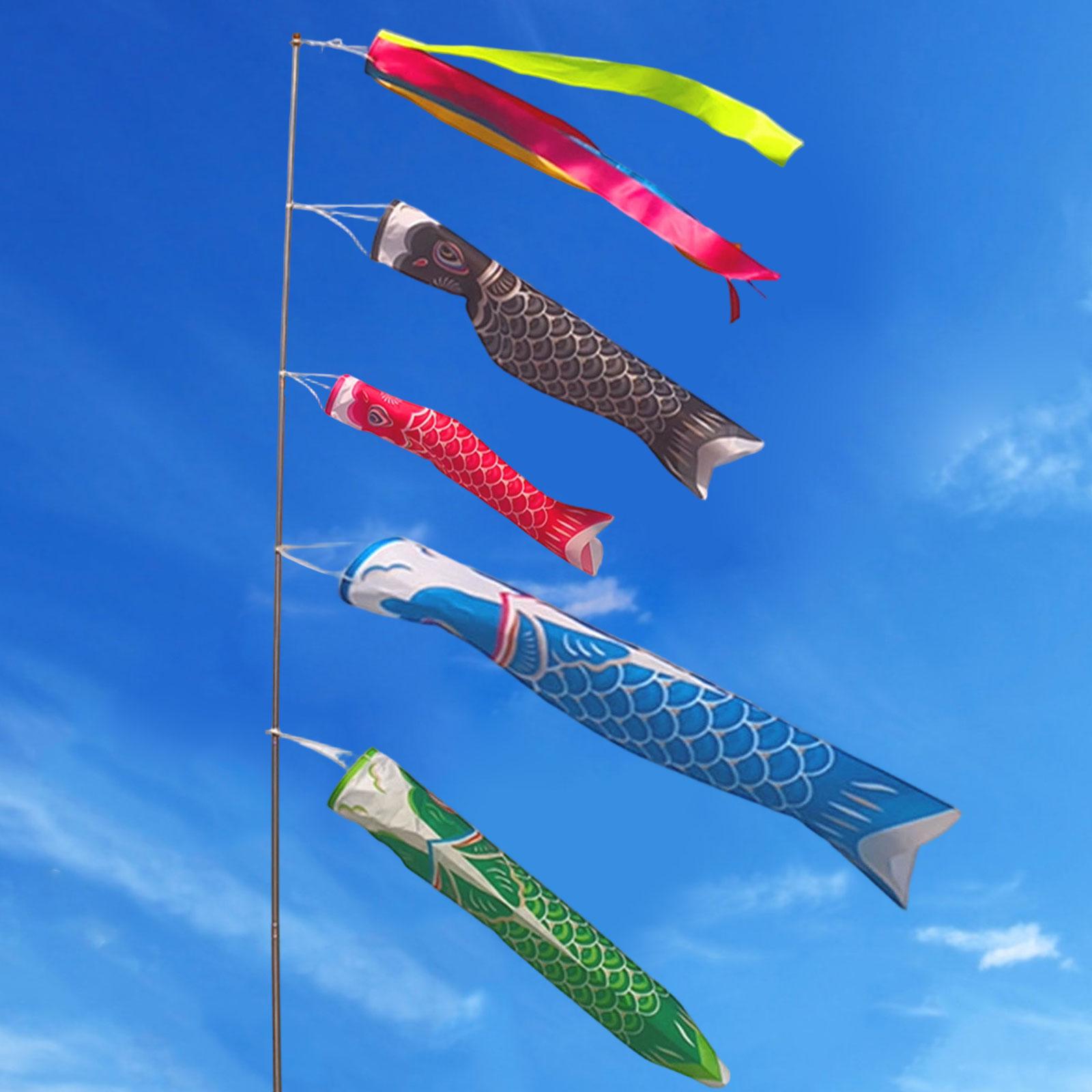 Blank Japanese Carp Flags Hand - Kids Education Banner avaliação e preço
