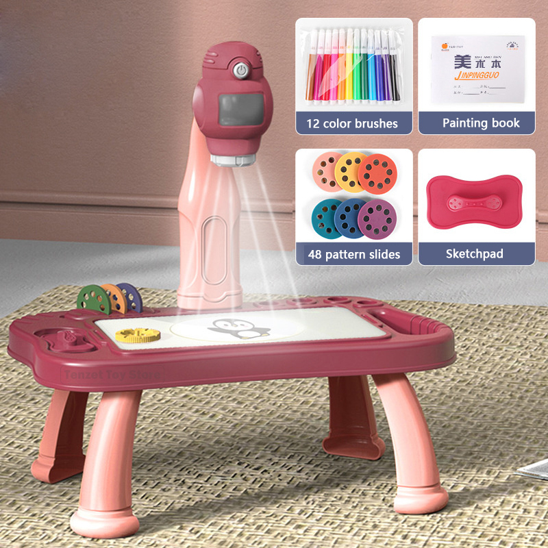 Smart Projector Kids Painting  - Kids Education Tablet avaliação e preço