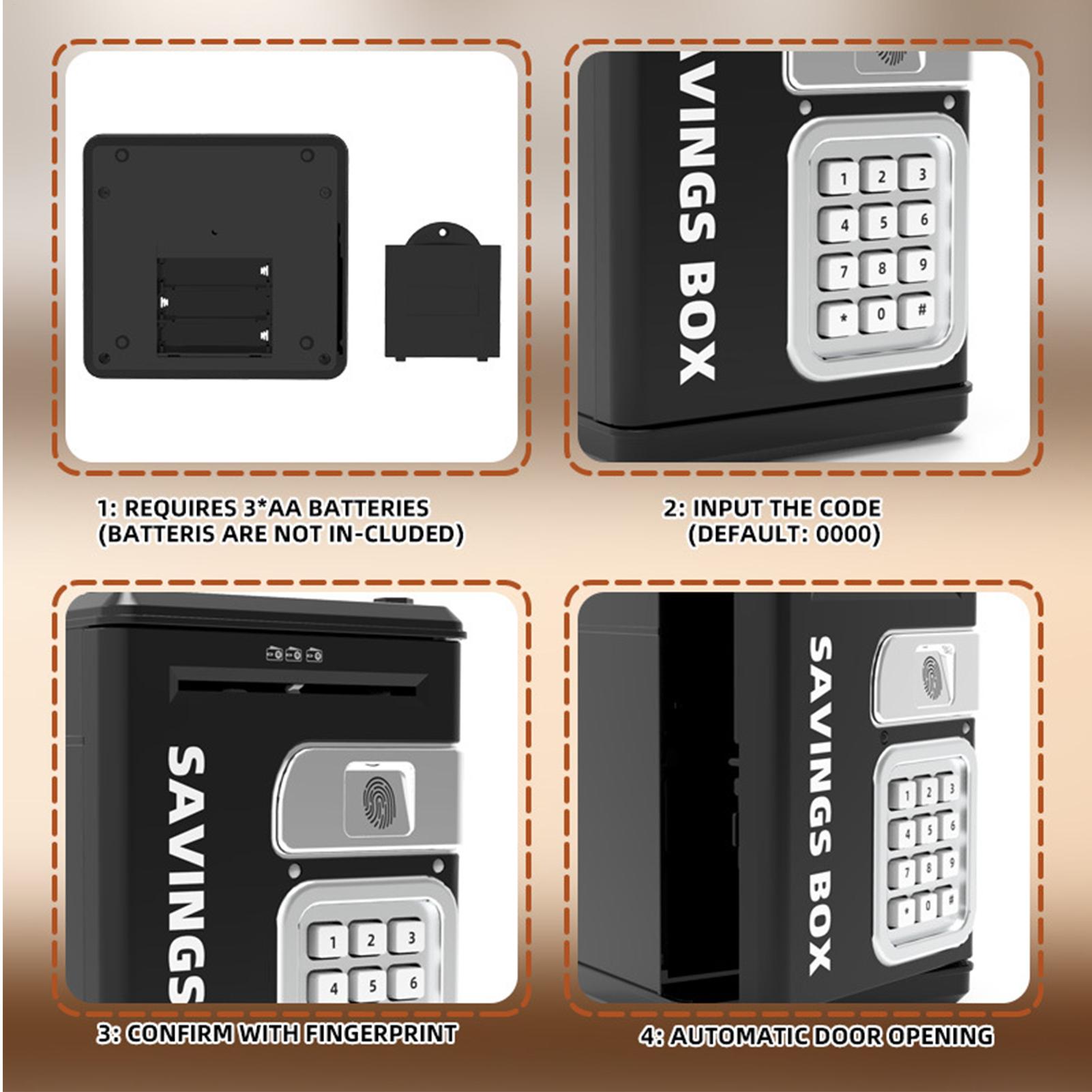 Safe Box For Kids Bank Safe El - Kids Education Savings avaliação e preço