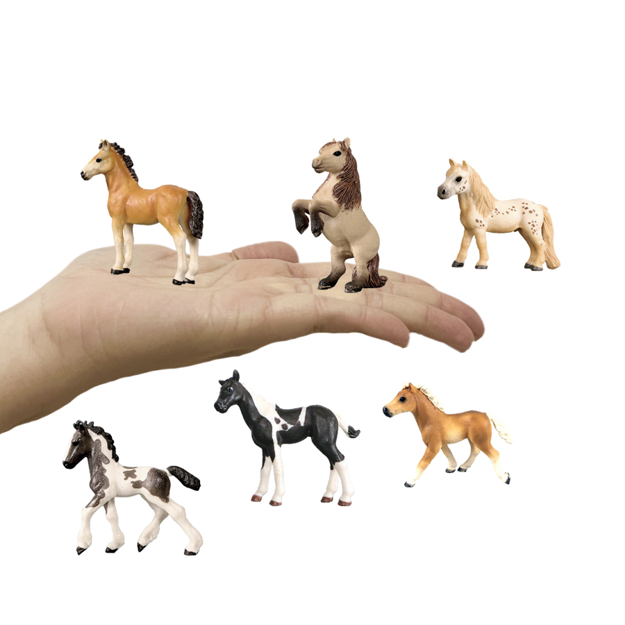 Horse Figurine Farm Animals Po - Kids First Education avaliação e preço