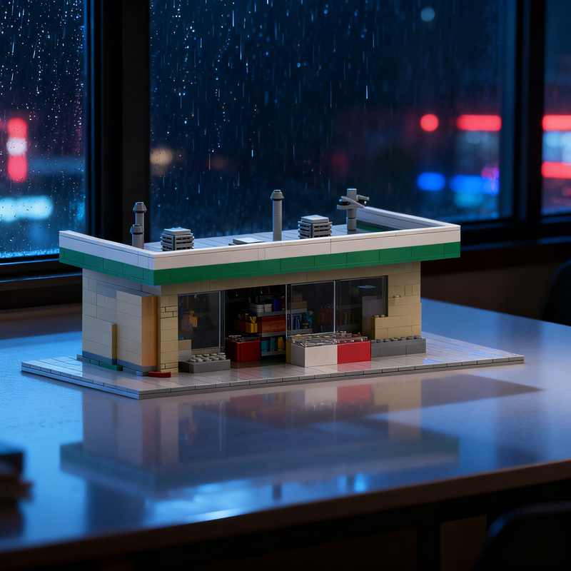 2068pcs MOC Convenience Store  - Kids Education Store avaliação e preço
