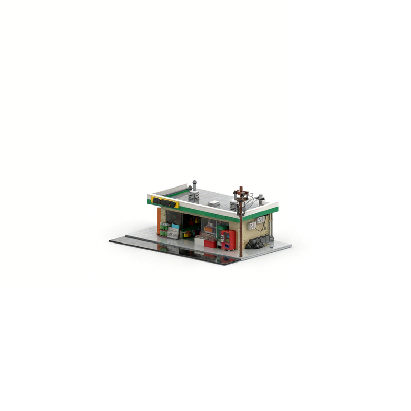 2068pcs MOC Convenience Store  - Kids Education Store avaliação e preço