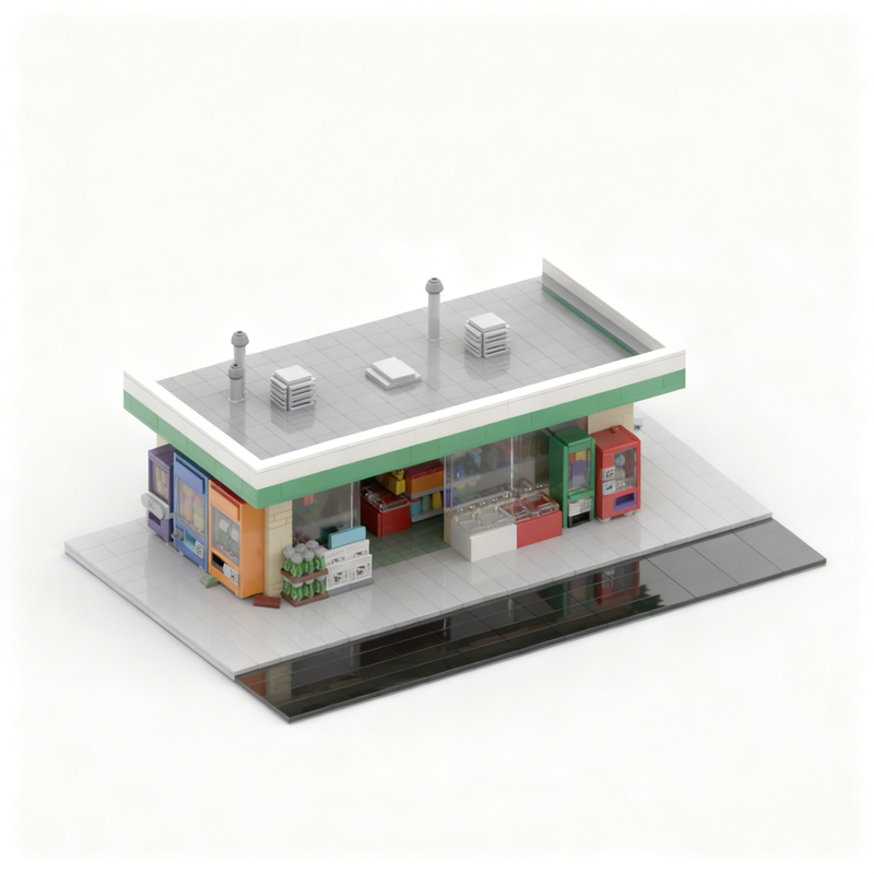 2068pcs MOC Convenience Store  - Kids Education Store avaliação e preço
