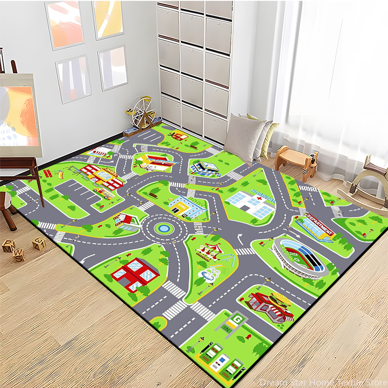 Kids Road Traffic Carpet Carto - Kids Education Room avaliação e preço