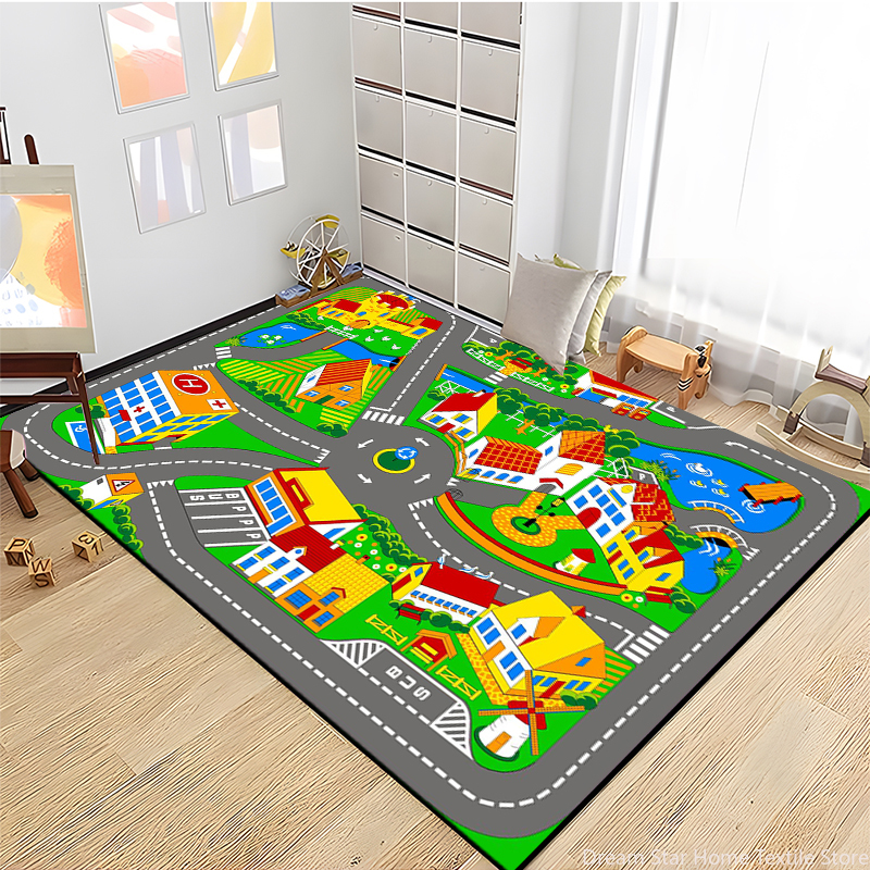 Kids Road Traffic Carpet Carto - Kids Education Room avaliação e preço