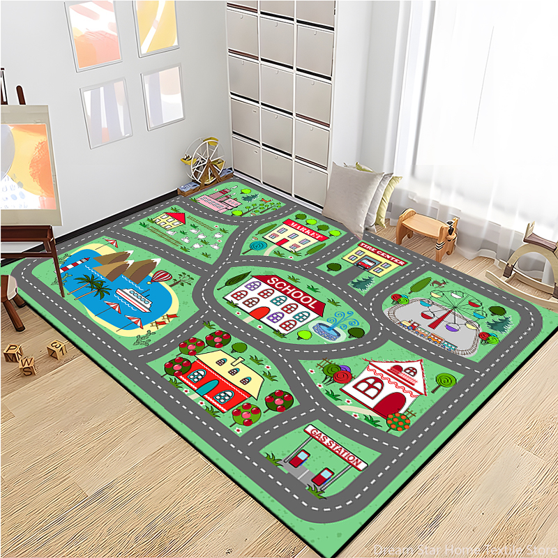 Kids Road Traffic Carpet Carto - Kids Education Room avaliação e preço