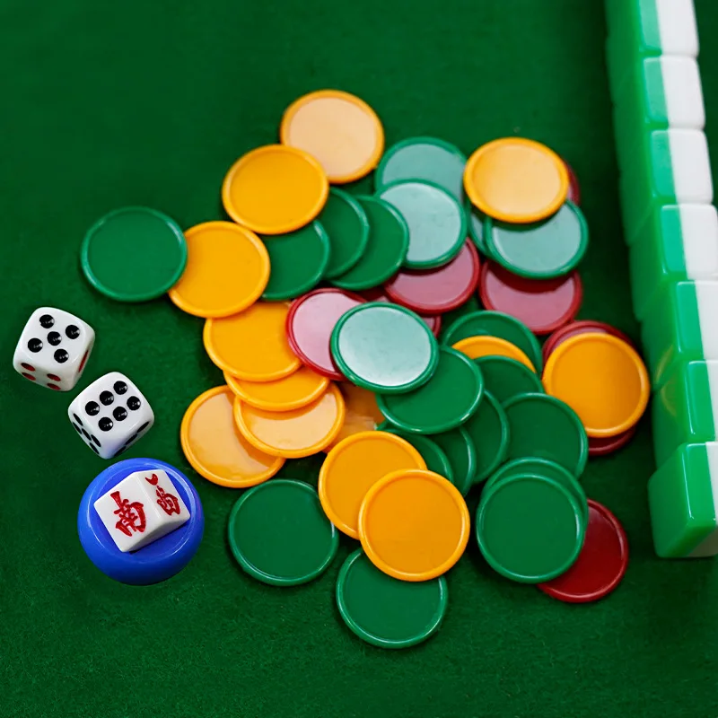 Poker Chips 3.2cm 3 Colors Pla - Kids Education Room avaliação e preço