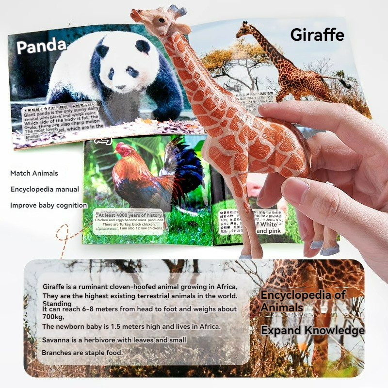 Montessori Toy Wild Farm Dinos - Kids Educational Game 3 avaliação e preço