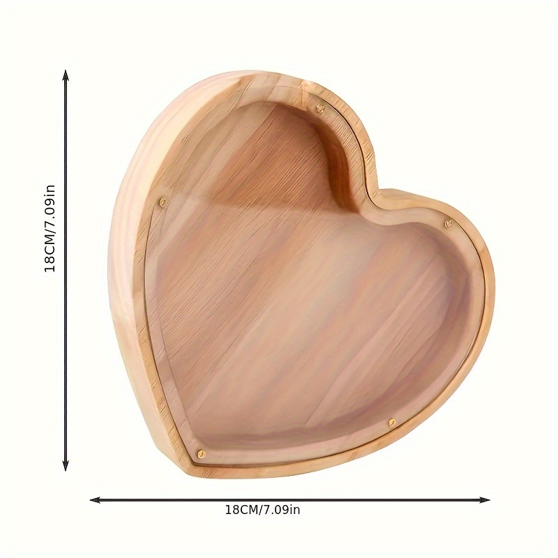 Wooden Letter Piggy Bank for K - Kids Education Savings avaliação e preço