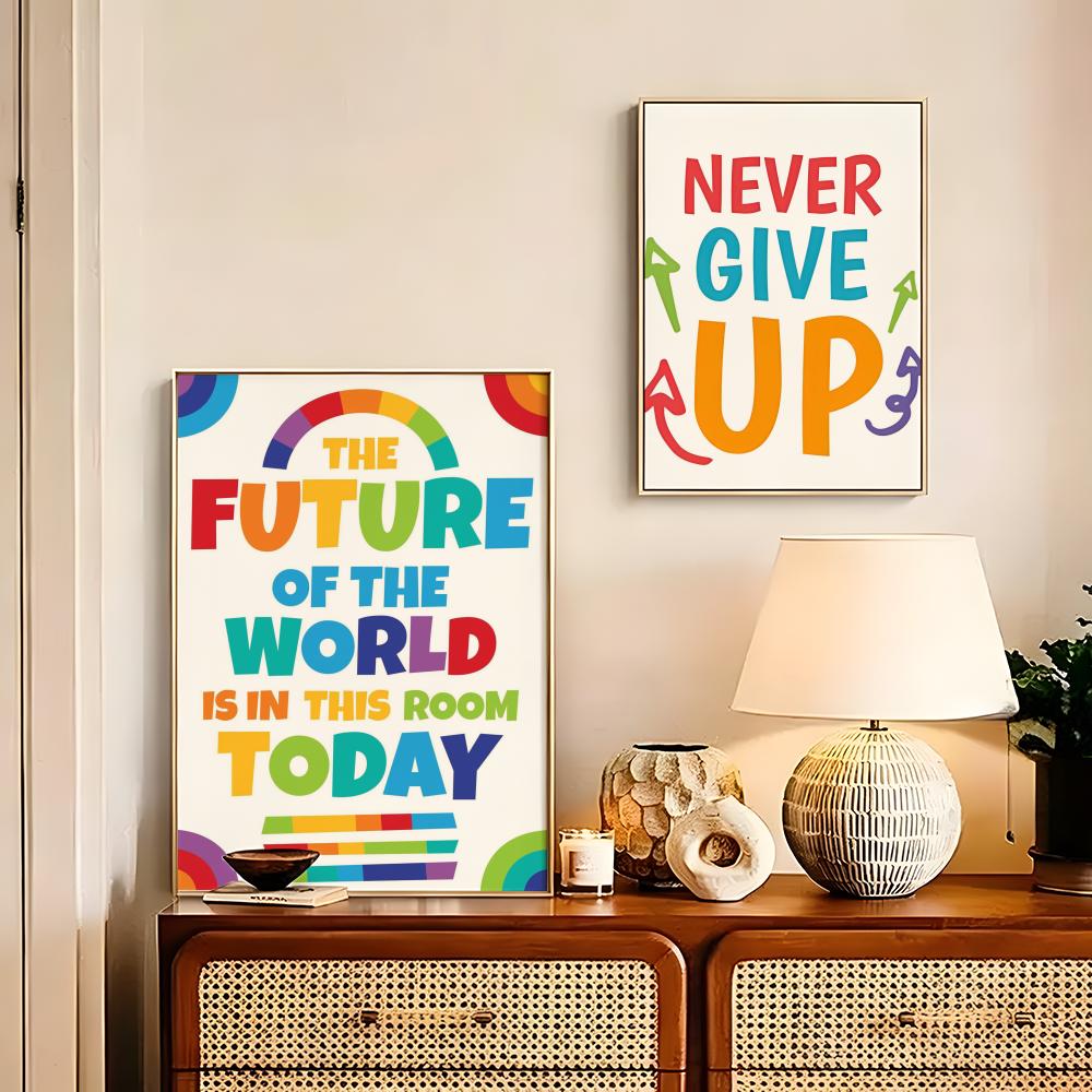 Positive Kid Classroom Wall Pi - Kids Education Room avaliação e preço