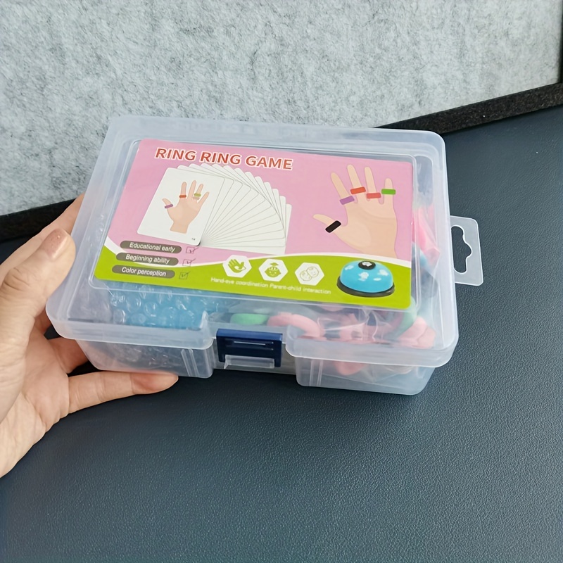 Kids Finger Ring Board Game Co - Kids Educational Game 3 avaliação e preço