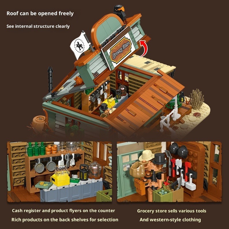 Western Cowboy Grocery Store B - Kids Education Store avaliação e preço
