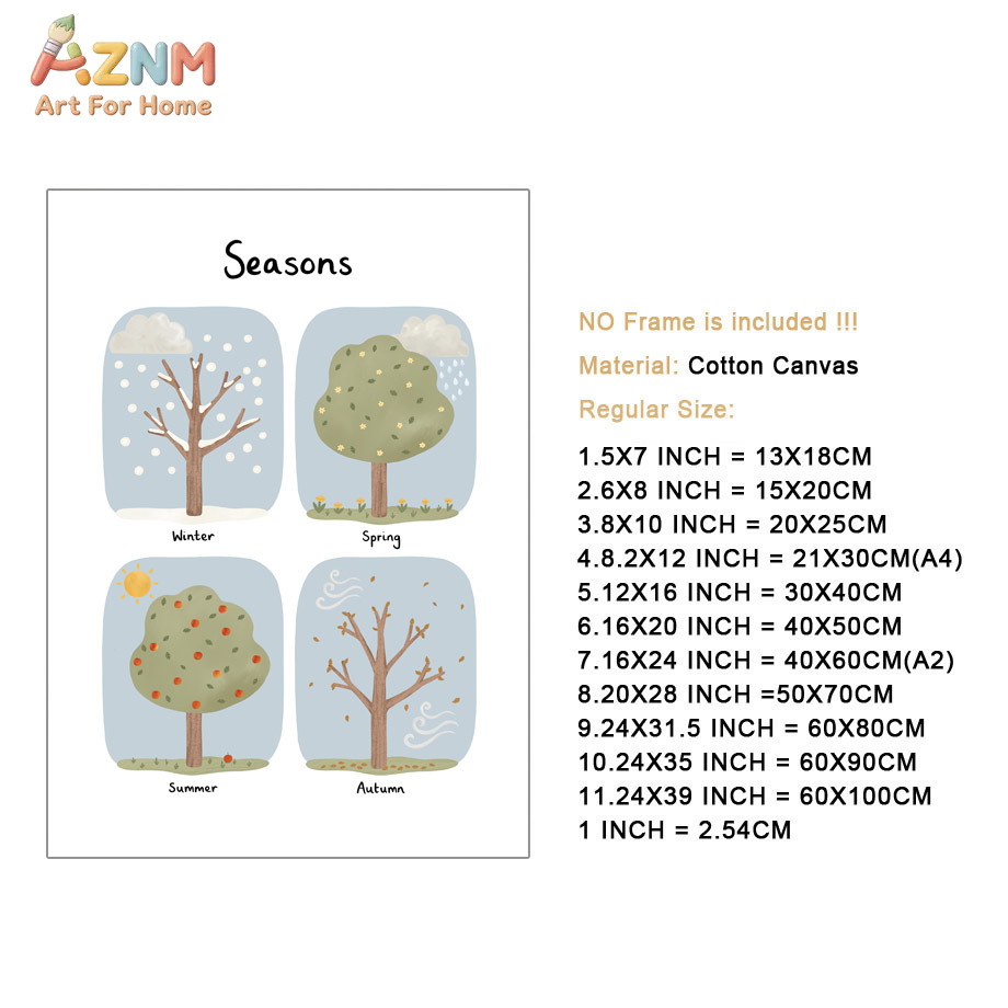 Seasons Shapes Colors Body Num - Kids Education Room avaliação e preço