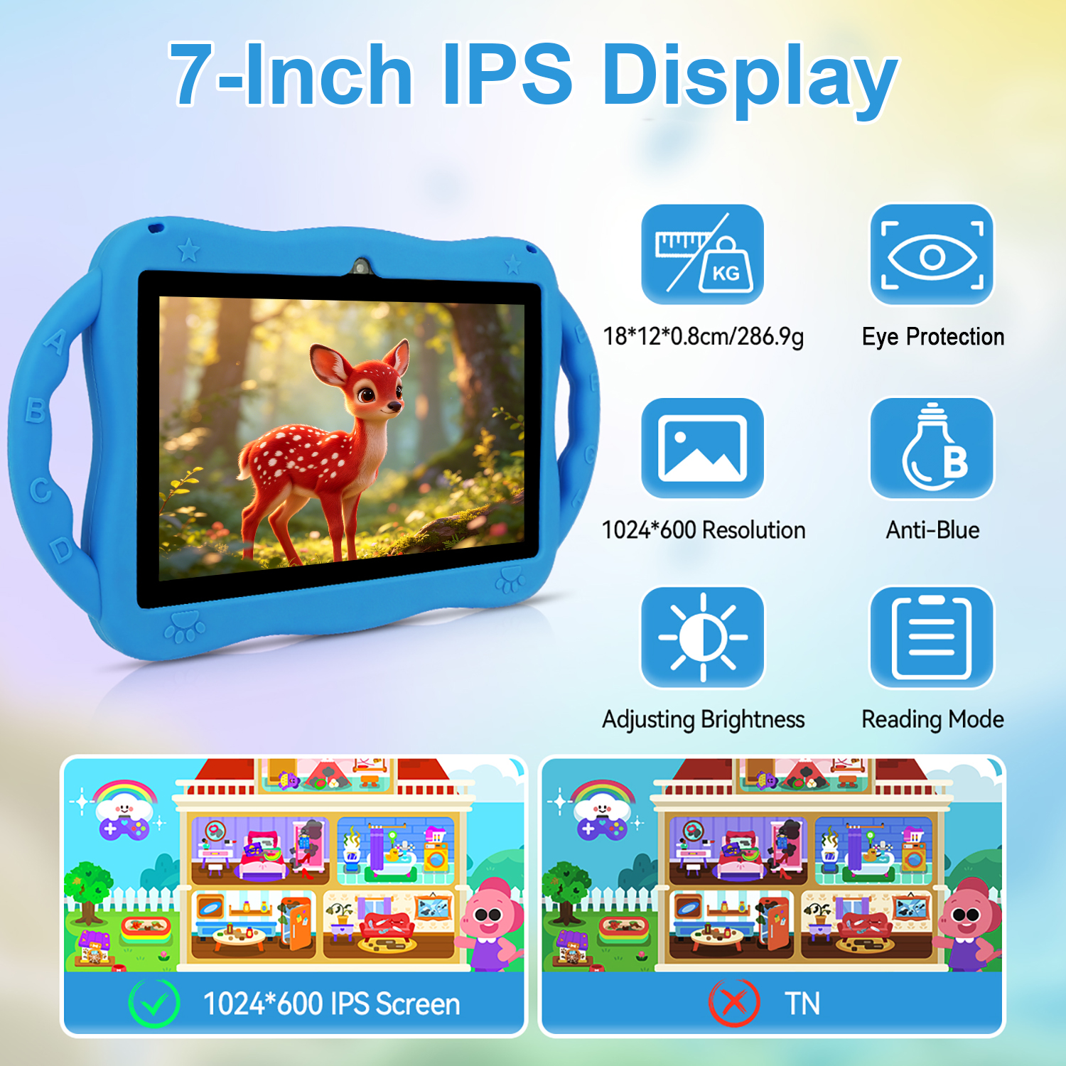 Tablet for Kids 7 Inch Android - Kids Education Software For Pc avaliação e preço