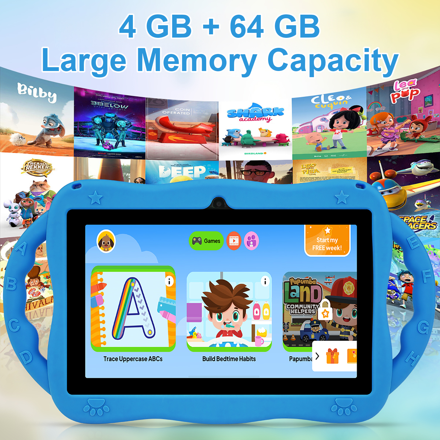 Tablet for Kids 7 Inch Android - Kids Education Software For Pc avaliação e preço