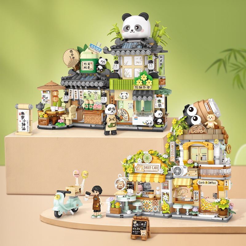 NEW Panda Pet Zoo Coffee Shop  - Kids Education Store avaliação e preço