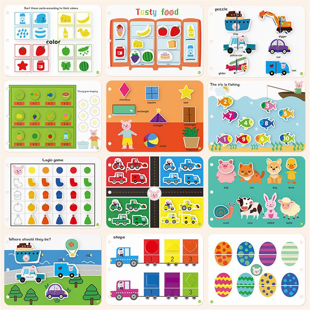 Kid Quiet Busy Book Montessori - Kids First Education avaliação e preço