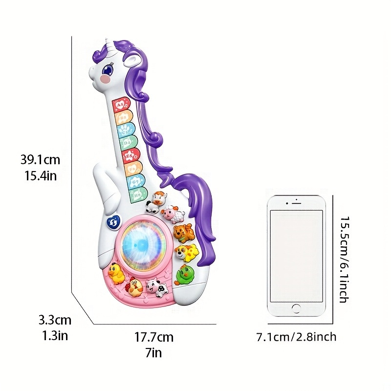 Baby Musical Unicorn Toys Educ - Kids First Education avaliação e preço