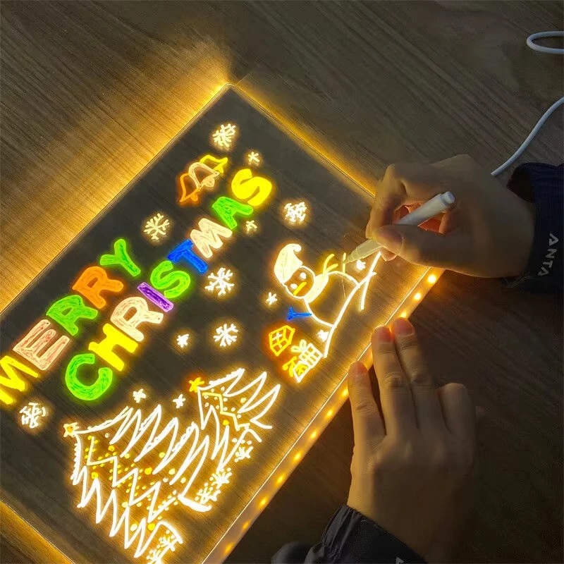 Magic Glow Kids Drawing Board: - Kids Education Tablet avaliação e preço