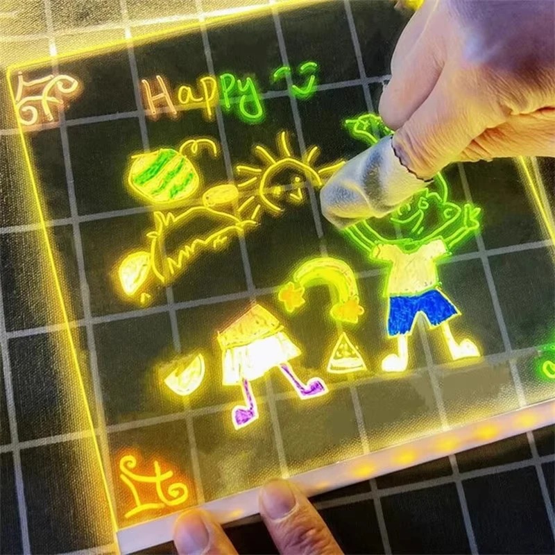 Magic Glow Kids Drawing Board: - Kids Education Tablet avaliação e preço