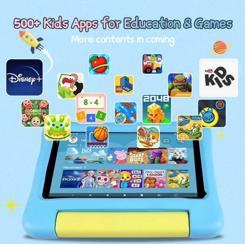 7 Inch 5G WiFi 6 Android12 A13 - Kids Education Software For Pc avaliação e preço
