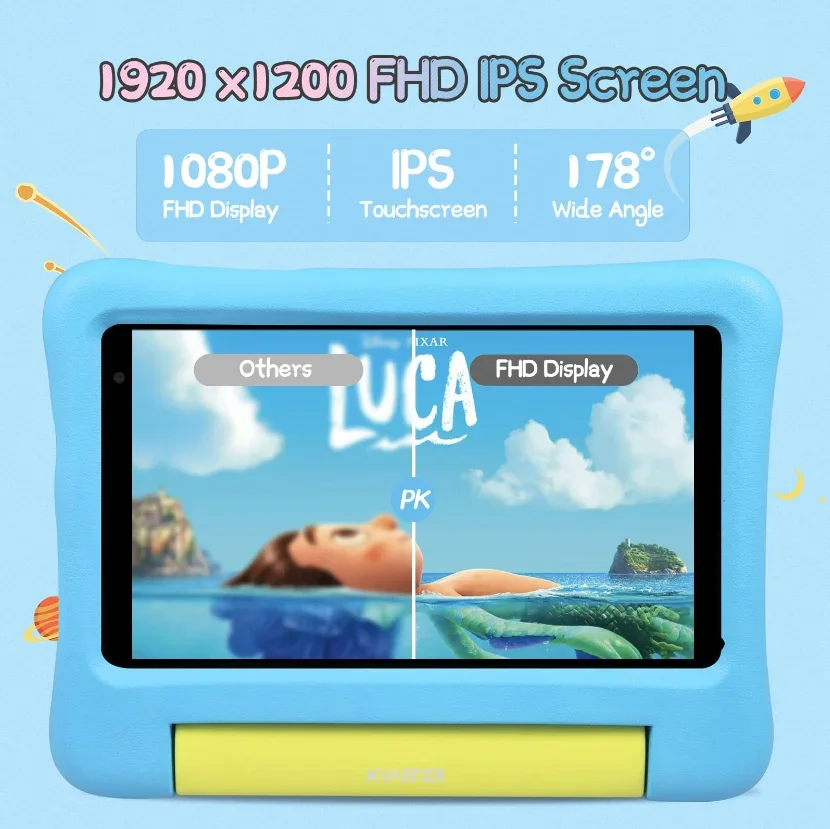 7 Inch 5G WiFi 6 Android12 A13 - Kids Education Software For Pc avaliação e preço