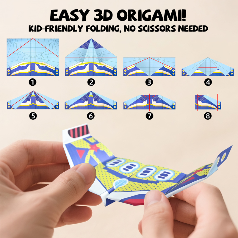 36 Sheets Paper Airplane Origa - Free Educational Games For Kids avaliação e preço